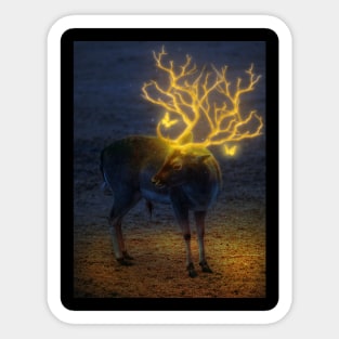 Reindeer glow Sticker